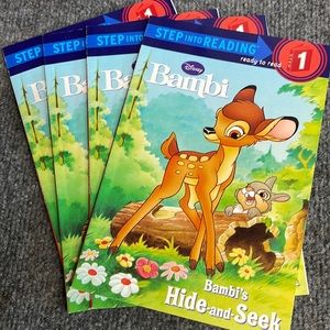 Step Into Reading Bambi set of 4 books